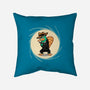 The Spy With The Golden Tail-None-Removable Cover w Insert-Throw Pillow-glitchygorilla
