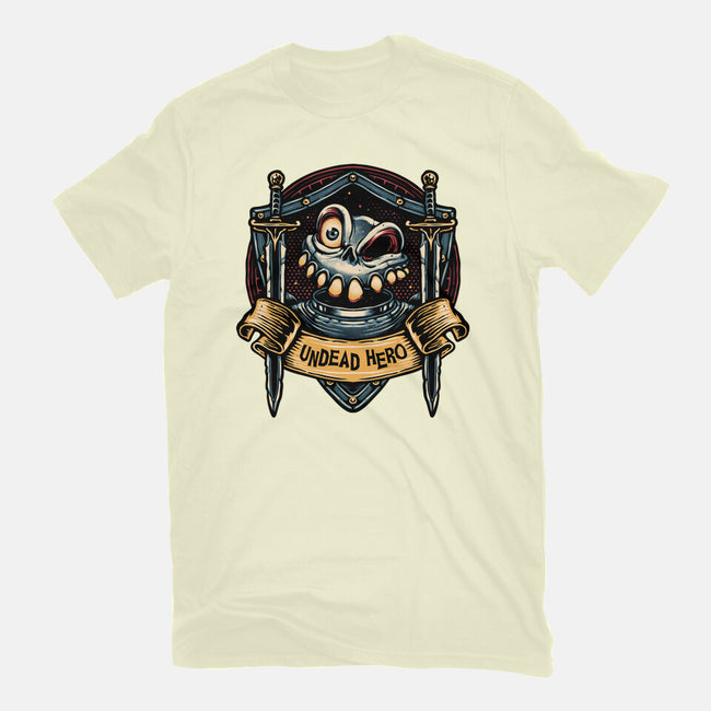 The Undead Hero-Mens-Basic-Tee-glitchygorilla