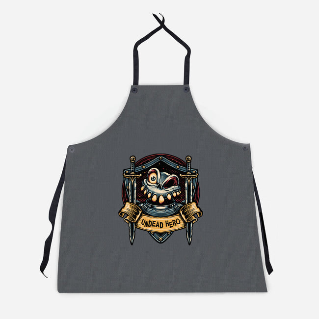 The Undead Hero-Unisex-Kitchen-Apron-glitchygorilla