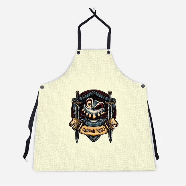 The Undead Hero-Unisex-Kitchen-Apron-glitchygorilla
