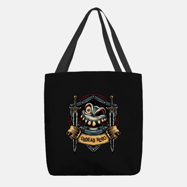 The Undead Hero-None-Basic Tote-Bag-glitchygorilla