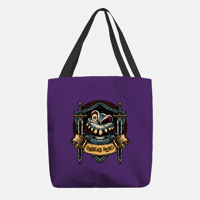 The Undead Hero-None-Basic Tote-Bag-glitchygorilla