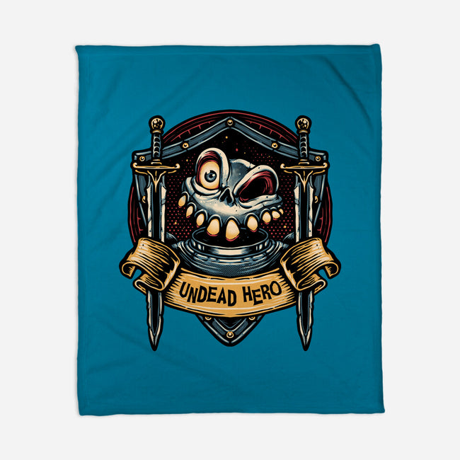 The Undead Hero-None-Fleece-Blanket-glitchygorilla