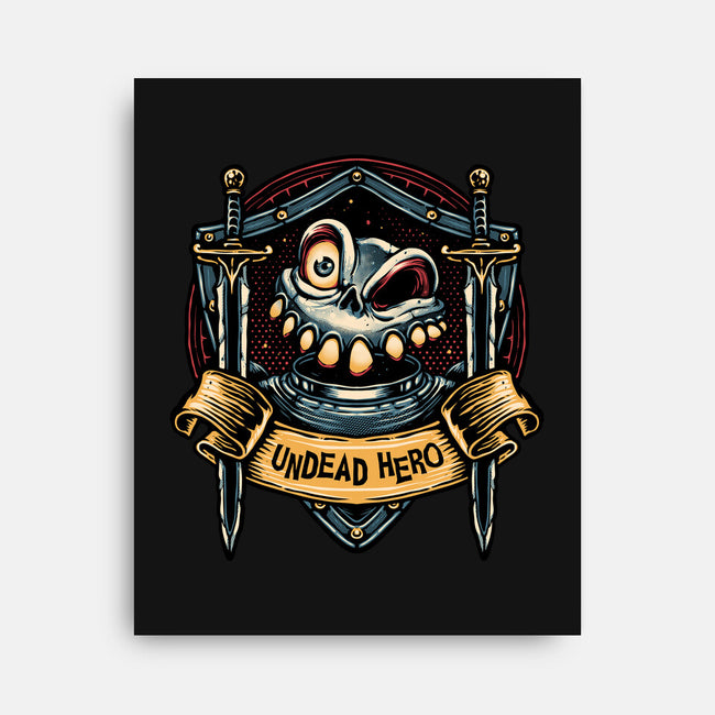 The Undead Hero-None-Stretched-Canvas-glitchygorilla