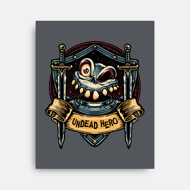 The Undead Hero-None-Stretched-Canvas-glitchygorilla