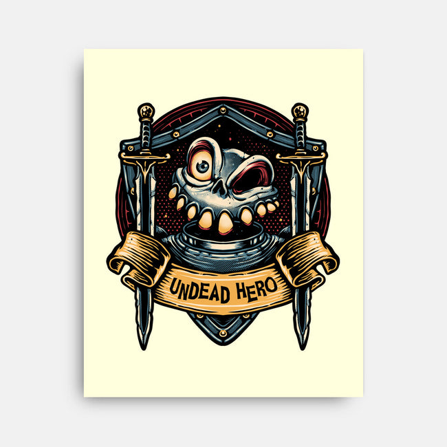 The Undead Hero-None-Stretched-Canvas-glitchygorilla