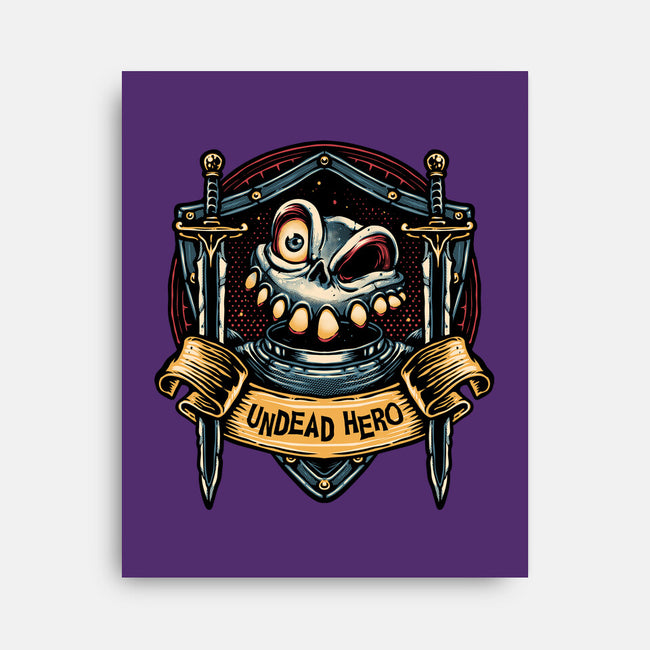 The Undead Hero-None-Stretched-Canvas-glitchygorilla