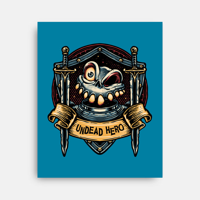 The Undead Hero-None-Stretched-Canvas-glitchygorilla