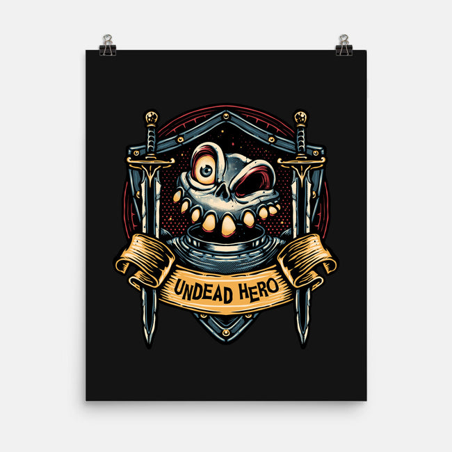 The Undead Hero-None-Matte-Poster-glitchygorilla