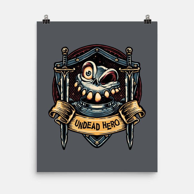 The Undead Hero-None-Matte-Poster-glitchygorilla
