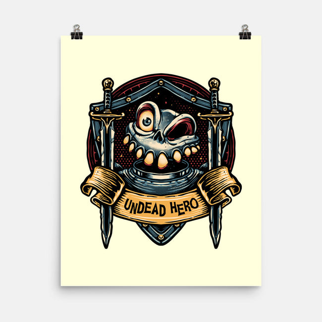 The Undead Hero-None-Matte-Poster-glitchygorilla