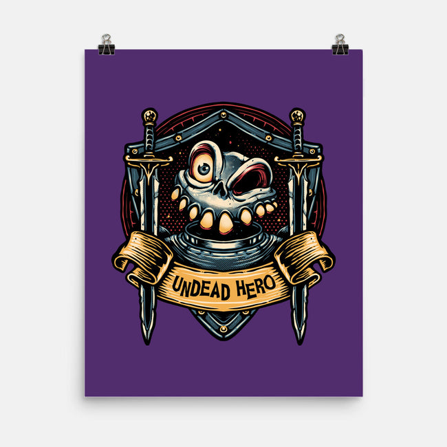 The Undead Hero-None-Matte-Poster-glitchygorilla