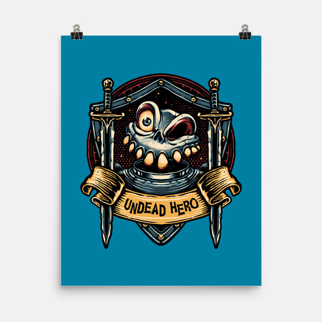 The Undead Hero-None-Matte-Poster-glitchygorilla
