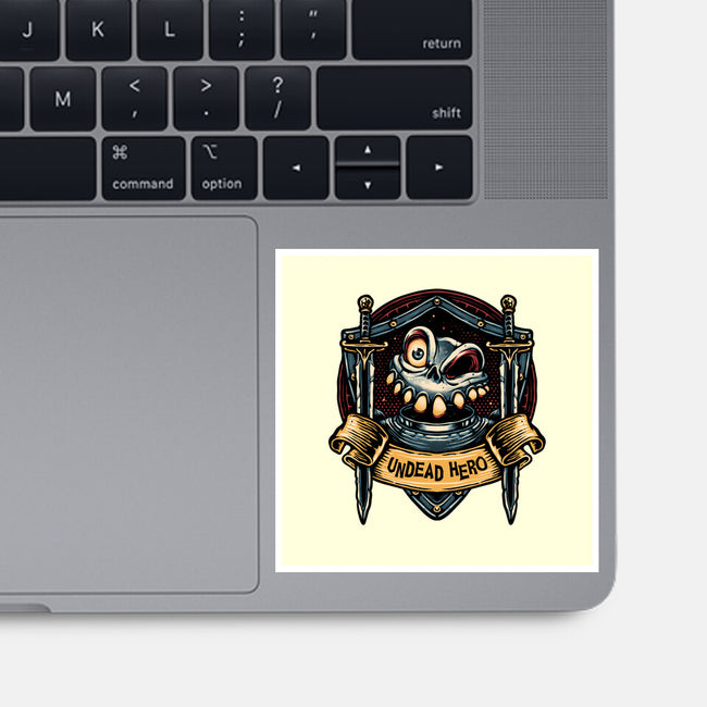 The Undead Hero-None-Glossy-Sticker-glitchygorilla