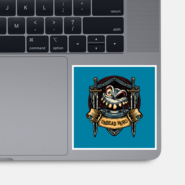 The Undead Hero-None-Glossy-Sticker-glitchygorilla