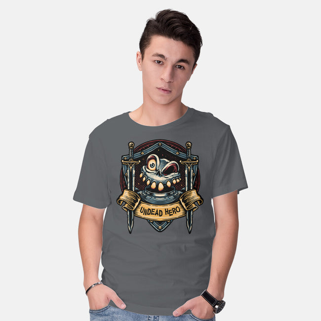 The Undead Hero-Mens-Basic-Tee-glitchygorilla