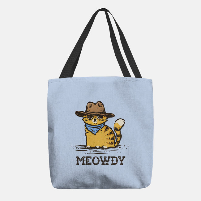 Meowdy-None-Basic Tote-Bag-kg07