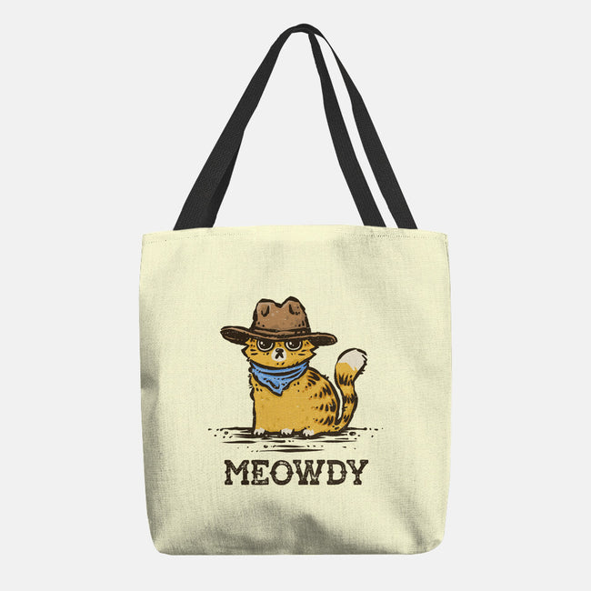 Meowdy-None-Basic Tote-Bag-kg07
