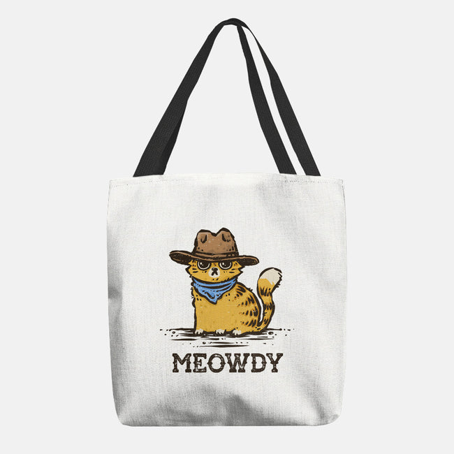 Meowdy-None-Basic Tote-Bag-kg07