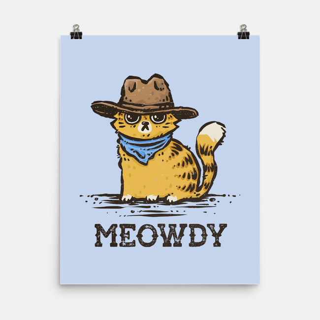 Meowdy-None-Matte-Poster-kg07