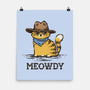 Meowdy-None-Matte-Poster-kg07