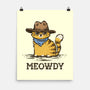 Meowdy-None-Matte-Poster-kg07