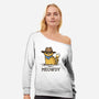 Meowdy-Womens-Off Shoulder-Sweatshirt-kg07