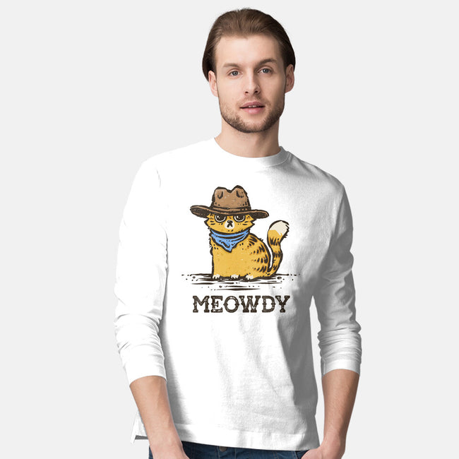 Meowdy-Mens-Long Sleeved-Tee-kg07