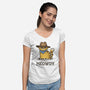 Meowdy-Womens-V-Neck-Tee-kg07