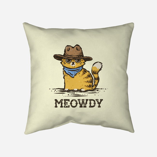 Meowdy-None-Removable Cover w Insert-Throw Pillow-kg07