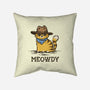 Meowdy-None-Removable Cover w Insert-Throw Pillow-kg07