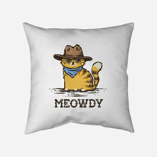 Meowdy-None-Removable Cover w Insert-Throw Pillow-kg07
