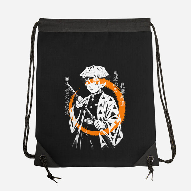 Thunder Breath Ninja-None-Drawstring-Bag-Eoli Studio