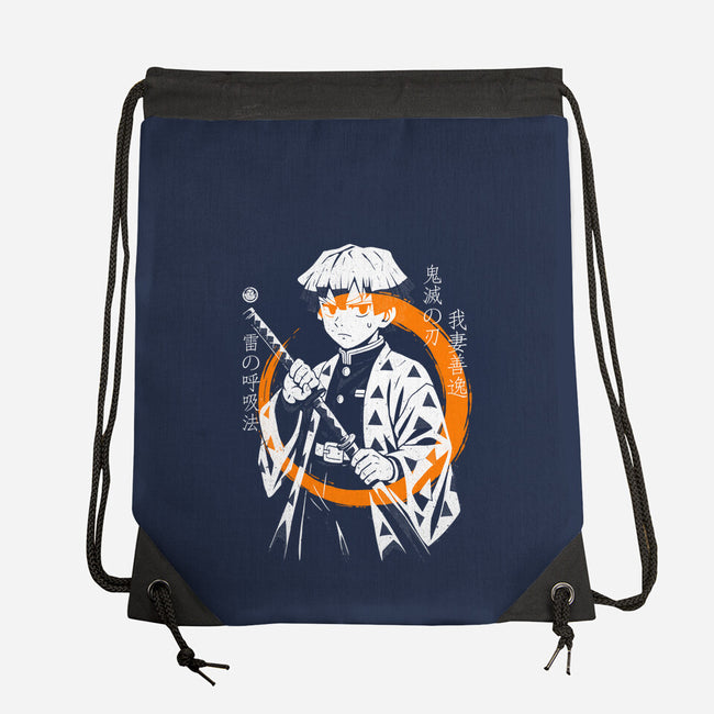 Thunder Breath Ninja-None-Drawstring-Bag-Eoli Studio