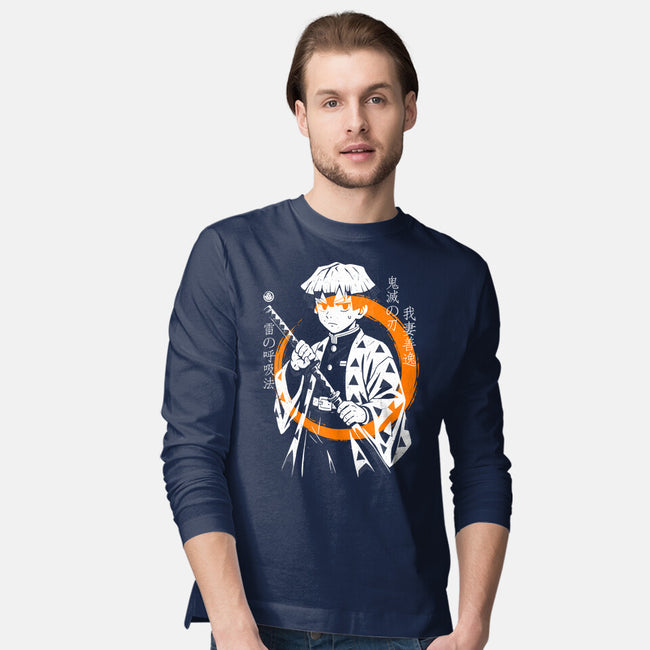 Thunder Breath Ninja-Mens-Long Sleeved-Tee-Eoli Studio