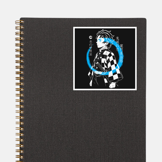 Water Breath Ninja-None-Glossy-Sticker-Eoli Studio