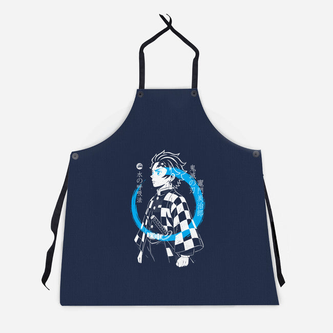 Water Breath Ninja-Unisex-Kitchen-Apron-Eoli Studio