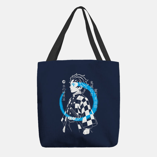 Water Breath Ninja-None-Basic Tote-Bag-Eoli Studio