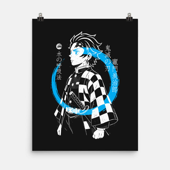 Water Breath Ninja-None-Matte-Poster-Eoli Studio