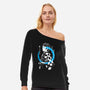 Water Breath Ninja-Womens-Off Shoulder-Sweatshirt-Eoli Studio