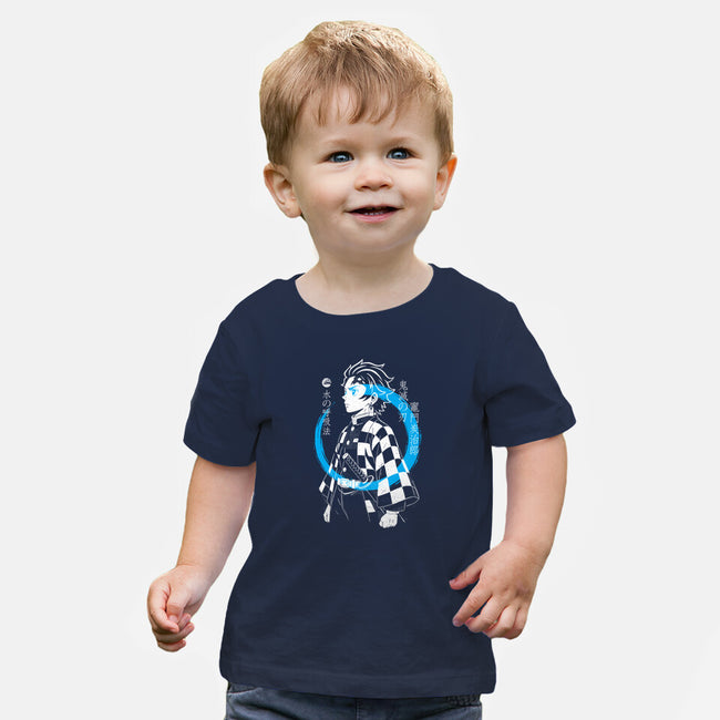 Water Breath Ninja-Baby-Basic-Tee-Eoli Studio