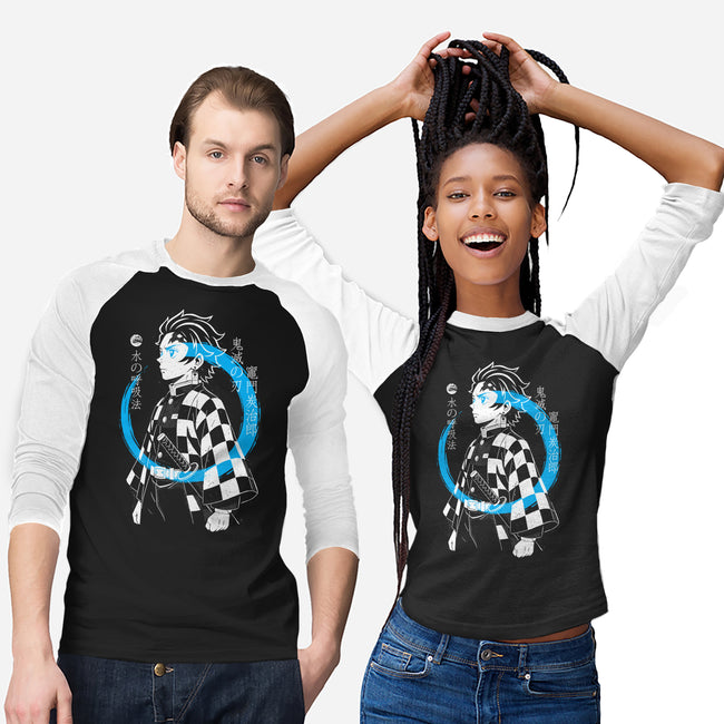Water Breath Ninja-Unisex-Baseball-Tee-Eoli Studio