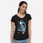 Water Breath Ninja-Womens-V-Neck-Tee-Eoli Studio