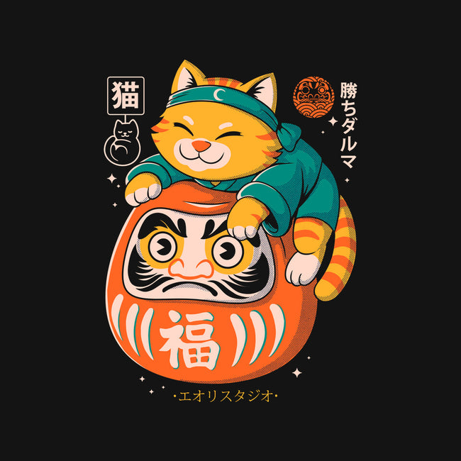 Neko Daruma Hug-Womens-Fitted-Tee-Eoli Studio