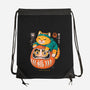 Neko Daruma Hug-None-Drawstring-Bag-Eoli Studio