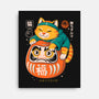 Neko Daruma Hug-None-Stretched-Canvas-Eoli Studio