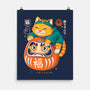 Neko Daruma Hug-None-Matte-Poster-Eoli Studio