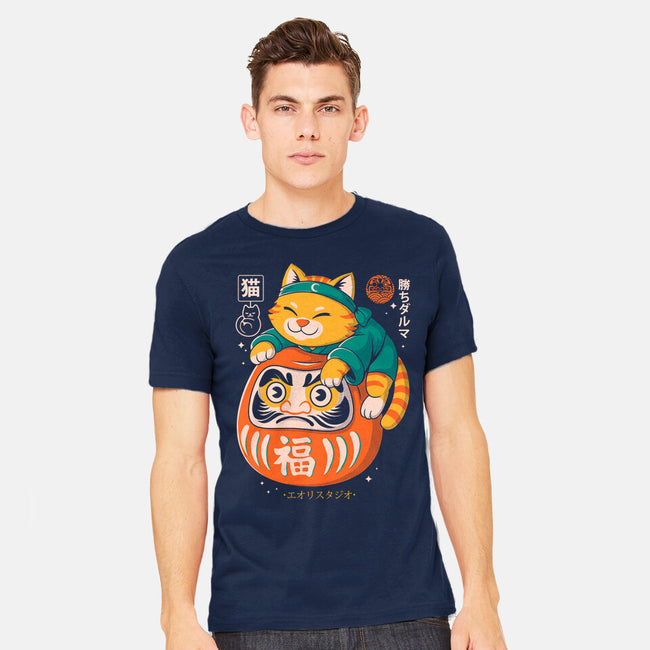 Neko Daruma Hug-Mens-Heavyweight-Tee-Eoli Studio