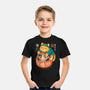 Neko Daruma Hug-Youth-Basic-Tee-Eoli Studio