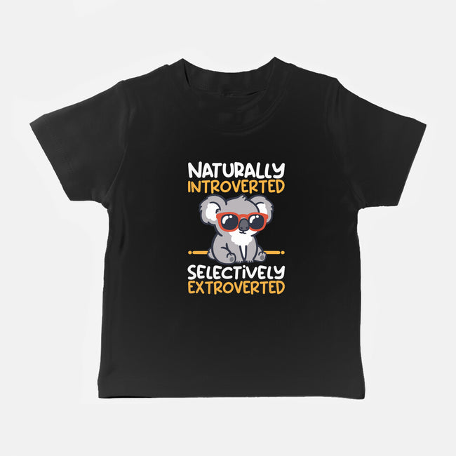 Koala Selectively Extroverted-Baby-Basic-Tee-NemiMakeit